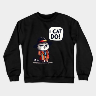 I Cat Do Colorfull Stylish Cat Crewneck Sweatshirt